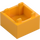 LEGO Naranja claro brillante Caja 2 x 2 (2821 / 59121)