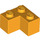 LEGO Naranja claro brillante Ladrillo 2 x 2 Esquina (2357)