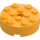 LEGO Naranja claro brillante Ladrillo 4 x 4 Circular con Agujero (87081)