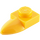 LEGO Naranja claro brillante Plato 1 x 1 con Diente (35162 / 49668)