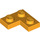 LEGO Naranja claro brillante Plato 2 x 2 Esquina (2420)