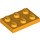 LEGO Naranja claro brillante Plato 2 x 3 (3021)