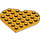 LEGO Naranja claro brillante Placa 6 x 6 Circular Corazón (46342)