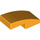 LEGO Naranja claro brillante Pendiente 1 x 2 Curvo (3593 / 11477)