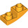 LEGO Naranja claro brillante Pendiente 1 x 2 Curvo Invertido (24201)