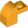 LEGO Naranja claro brillante Pendiente 1 x 2 x 1.3 Curvo con Plato (6091 / 32807)
