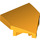 LEGO Naranja claro brillante Cuñuna 2 x 2 x 0.7 con punto (45°) (66956)
