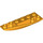 LEGO Naranja claro brillante Cuñuna 2 x 6 Doble Invertido Izquierda (41765)