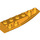 LEGO Naranja claro brillante Cuñuna 2 x 6 Doble Invertido Derecha (41764)