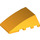 LEGO Naranja claro brillante Cuñuna 4 x 4 Triple Curvo sin Tachuelas (47753)