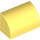 LEGO Amarillo claro brillante Pendiente 1 x 2 Curvo (37352 / 98030)