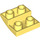LEGO Amarillo claro brillante Pendiente 2 x 2 x 0.7 Curvo Invertido (32803)