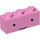 LEGO Rosa brillante Ladrillo 1 x 3 con Cara con Negro Ojos, Estrecha Smile &#039;Princesa Bubblegum&#039; (3622 / 32737)