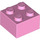 LEGO Rosa brillante Ladrillo 2 x 2 (3003 / 6223)