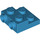 LEGO Azul oscuro Plato 2 x 2 x 0.7 con 2 Tachuelas en Lado (4304 / 99206)