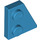 LEGO Azul oscuro Cuñuna Plato 2 x 2 Ala Derecha (24307)