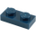 LEGO Azul oscuro Plato 1 x 2 (3023 / 28653)
