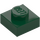 LEGO Verde oscuro Placa 1 x 1 (3024 / 30008)