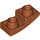 LEGO Naranja oscuro Pendiente 1 x 2 Curvo Invertido (24201)