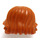 LEGO Naranja oscuro Despeinado Layered Pelo (92746)