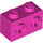 LEGO Rosa oscuro Ladrillo 1 x 2 con Tachuelas en Uno Lado (11211)