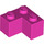 LEGO Rosa oscuro Ladrillo 2 x 2 Esquina (2357)