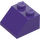 LEGO Morado oscuro Con pendiente 2 x 2 (45°) (3039 / 6227)