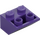 LEGO Morado oscuro Con pendiente 2 x 2 (45°) Invertido con espaciador plano debajo (3660)