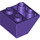 LEGO Morado oscuro Pendiente 2 x 2 (45°) Invertido con espaciador plano debajo (3660)
