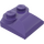 LEGO Morado oscuro Con pendiente 2 x 2 Curvo con extremo curvado (47457)