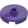 LEGO Morado oscuro Plana 2 x 2 Circular con Espiga (18674)