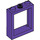 LEGO Morado oscuro Marco de ventana 1 x 3 x 3 (51239)