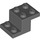 LEGO Gris piedra oscuro Soporte 2 x 3 con Plato y Step con soporte de perno inferior (73562)