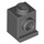 LEGO Gris piedra oscuro Ladrillo 1 x 1 con Faro y sin ranura (4070 / 30069)