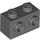 LEGO Gris piedra oscuro Ladrillo 1 x 2 con Tachuelas en Uno Lado (11211)