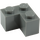 LEGO Gris piedra oscuro Ladrillo 2 x 2 Esquina (2357)