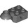 LEGO Gris piedra oscuro Ladrillo 2 x 2 con Horizontal Rotation Joint (48170 / 48442)
