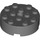 LEGO Gris piedra oscuro Ladrillo 4 x 4 Redondo con Agujero (87081)