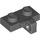 LEGO Gris piedra oscuro Bisagra Plato 1 x 2 con Vertical Cierre Stub con ranura inferior (44567 / 49716)