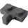LEGO Gris piedra oscuro Bisagra Plato 1 x 2 con Vertical Cierre Stub sin ranura inferior (44567)