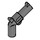 LEGO Gris piedra oscuro Minifig Pistola Revolver (30132 / 88419)