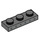 LEGO Gris piedra oscuro Plato 1 x 3 con Warrior Kitty Headband Dots (3623 / 44368)