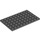 LEGO Gris piedra oscuro Plato 6 x 10 (3033)