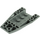 LEGO Gris piedra oscuro Cuñuna 6 x 4 Triple Curvo Invertido (43713)