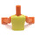 LEGO Carne Olivia con Amarillo Chaleco Parte superior Friends Torso (35677 / 92456)