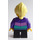 LEGO Chica con Dark Morado Chaqueta Minifigura