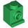 LEGO Verde Ladrillo 1 x 1 con Faro y sin ranura (4070 / 30069)