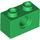 LEGO Verde Ladrillo 1 x 2 con Agujero (3700)