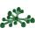 LEGO Verde Planta Hojas 6 x 5 (2417)