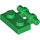 LEGO Verde Plato 1 x 2 con Encargarse de (Open Ends) (2540)